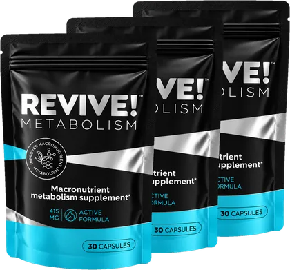 Revive! Metabolism Capsules – Confezione da 90 giorni, 3 confezioni